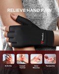 Copper Infused Fingerless Compression Arthritis Gloves