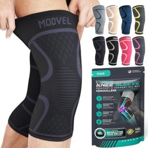 Modvel Compression Knee Brace 2-Pack for Pain Relief