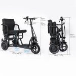 TopMate 3-Wheel Electric Mobility Scooter for Seniors