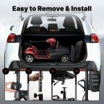 4-Wheel Folding Electric Mobility Scooter for Adults