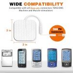 24PCS Latex-Free TENS Unit Replacement Pads