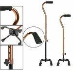 Adjustable Quad Cane for Bariatric Support up to 500lbs