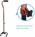 Adjustable Quad Cane for Bariatric Support up to 500lbs