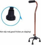 Adjustable Quad Cane for Bariatric Support up to 500lbs