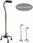 Adjustable Quad Cane for Bariatric Support up to 500lbs