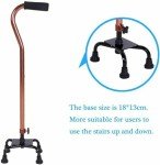 Adjustable Quad Cane for Bariatric Support up to 500lbs