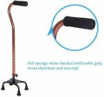 Adjustable Quad Cane for Bariatric Support up to 500lbs