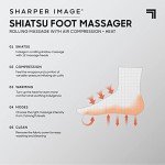 Shiatsu Foot Massager with Heat and Air Compression