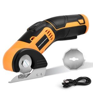 Cordless Electric Scissors with LED Light 4V