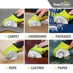 SnapFresh Electric Mini Scissors for Easy Cutting