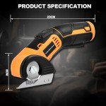 Cordless Electric Scissors with LED Light 4V