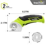 SnapFresh Electric Mini Scissors for Easy Cutting