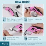 Cordless Electric Scissors - Rechargeable Cutting Shears