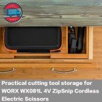WORX 4V Zipsnip Cordless Electric Scissors Case