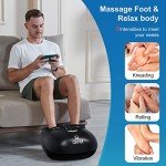 Comfier Shiatsu Foot Massager with Heat and Vibration