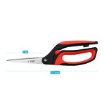 LIVINGO 10" Heavy Duty Spring Action Fabric Scissors