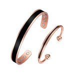 Adjustable 99.9% Copper Magnetic Bracelet Set