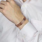 Men's Adjustable Copper Magnetic Bracelet with Box