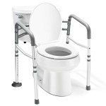 Adjustable Toilet Safety Rail for Elderly Support