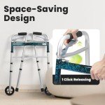 OasisSpace Compact Folding Walker for Seniors