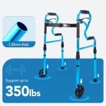 Lightweight 5” Wheel Walker for Seniors