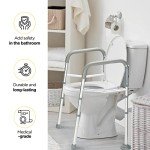 Adjustable Toilet Safety Rail for Elderly Support