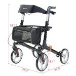 Panana Lightweight Foldable Rollator with Seat