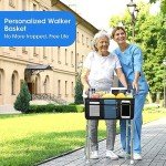 Foldable Walker Storage Bag with Cup Holder