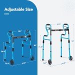 Lightweight 5” Wheel Walker for Seniors