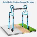 Lightweight 5” Wheel Walker for Seniors