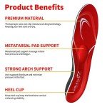 Walkomfy Pain Relief Insoles for Arch Support