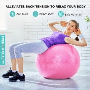 Anti-Burst Yoga Ball for Arthritis Relief