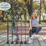 Foldable Walking Cane for Seniors - Adjustable & Lightweight