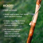 Rustic Twisted Hickory Walking Stick for All Users