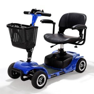 Compact 4-Wheel Electric Mobility Scooter for Seniors