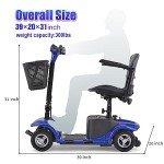 Lightweight Electric Mobility Scooter for Seniors