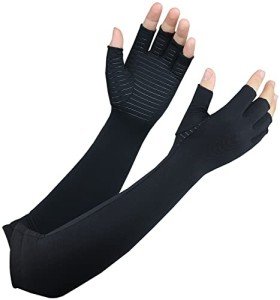 Copper Compression Gloves for Arthritis Relief - Medium