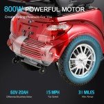 Heavy Duty 4-Wheel Electric Mobility Scooter