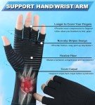 Copper Compression Gloves for Arthritis Relief - Medium