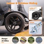 Glashow S1 4-Wheel Mobility Scooter for Adults