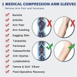 Comfortable Compression Arm Sleeves for Arthritis Relief