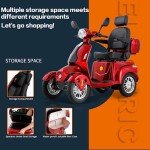 Heavy Duty 4-Wheel Electric Mobility Scooter