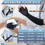 Copper Compression Gloves for Arthritis Relief - Medium