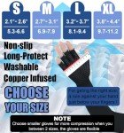 Copper Compression Arthritis Gloves for Pain Relief