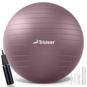 Trideer Anti-Burst Yoga Ball for Stability & Therapy