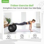 Trideer Yoga Ball for Fitness and Therapy