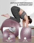 Trideer Anti-Burst Yoga Ball for Stability & Therapy