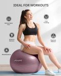 Trideer Anti-Burst Yoga Ball for Stability & Therapy