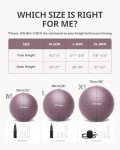Trideer Anti-Burst Yoga Ball for Stability & Therapy