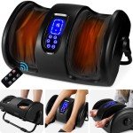 Heated Shiatsu Foot Massager for Pain Relief
